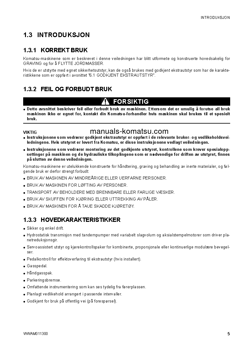Protected: CK35-1(ITA) S/N F00106-UP Operation manual (Norwegian)