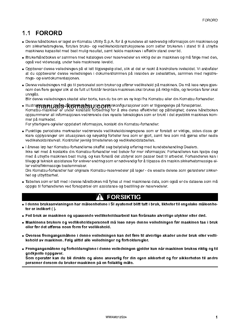 Protected: PC26MR-3(ITA) S/N F31129-UP Operation manual (Norwegian)