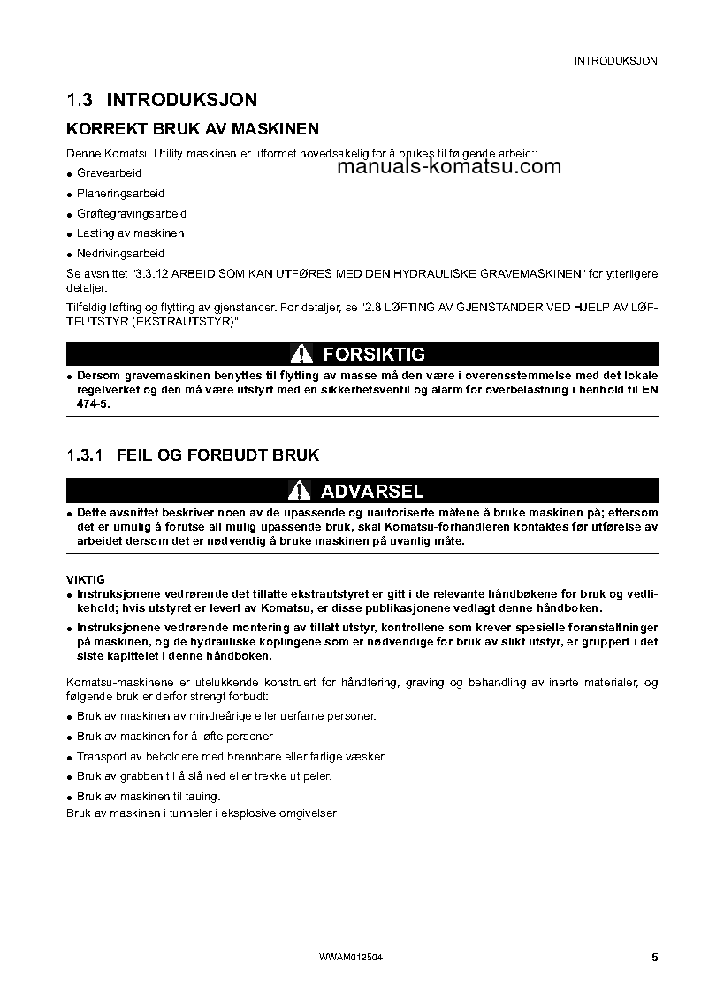 Protected: PC26MR-3(ITA) S/N F31129-UP Operation manual (Norwegian)