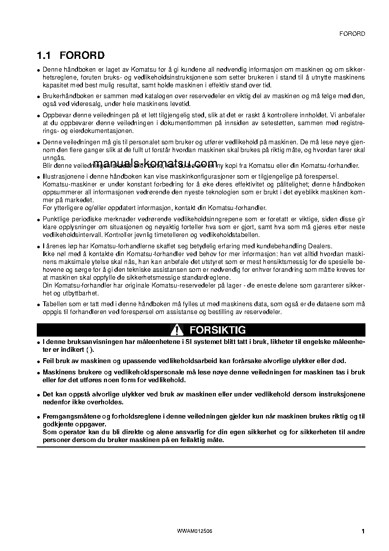 Protected: PC26MR-3(ITA) S/N F31560-UP Operation manual (Norwegian)