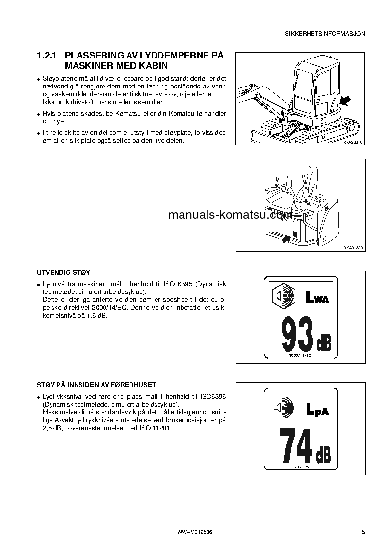 Protected: PC26MR-3(ITA) S/N F31560-UP Operation manual (Norwegian)