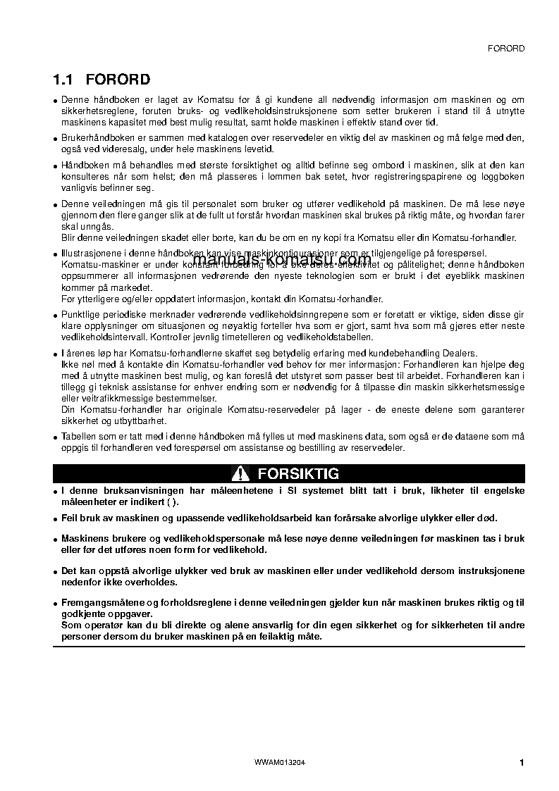 Protected: PC78US-8(JPN)-FOR EU S/N 21229-UP Operation manual (Norwegian)