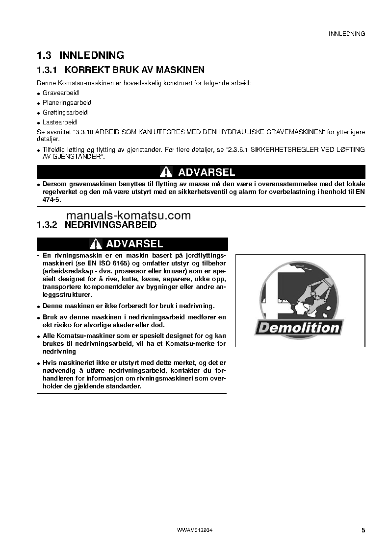 Protected: PC78US-8(JPN)-FOR EU S/N 21229-UP Operation manual (Norwegian)