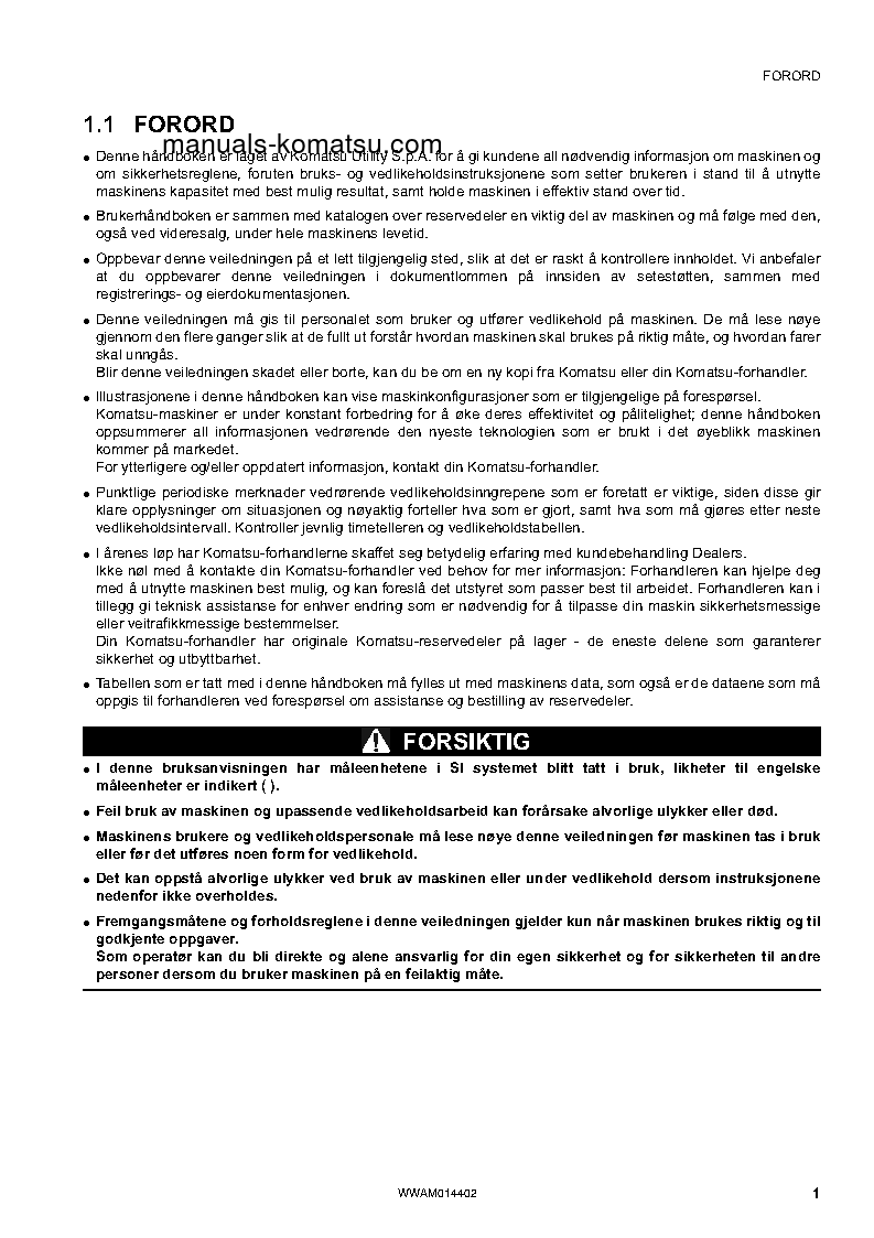 Protected: PC55MR-3(ITA) S/N F30561-UP Operation manual (Norwegian)