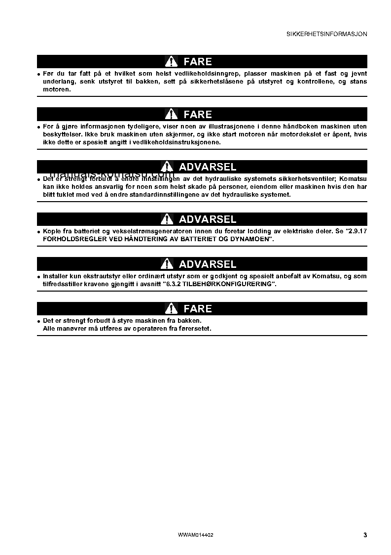 Protected: PC55MR-3(ITA) S/N F30561-UP Operation manual (Norwegian)