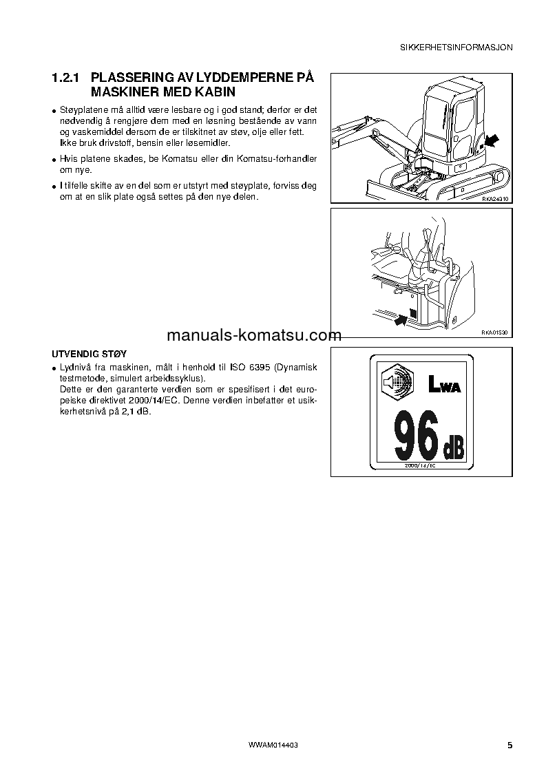 Protected: PC55MR-3(ITA) S/N F30885-UP Operation manual (Norwegian)