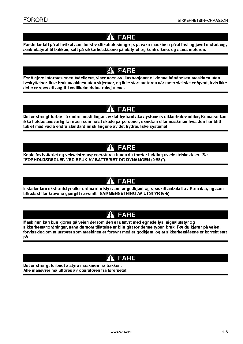 Protected: PW118MR-8(ITA) S/N F00277-UP Operation manual (Norwegian)
