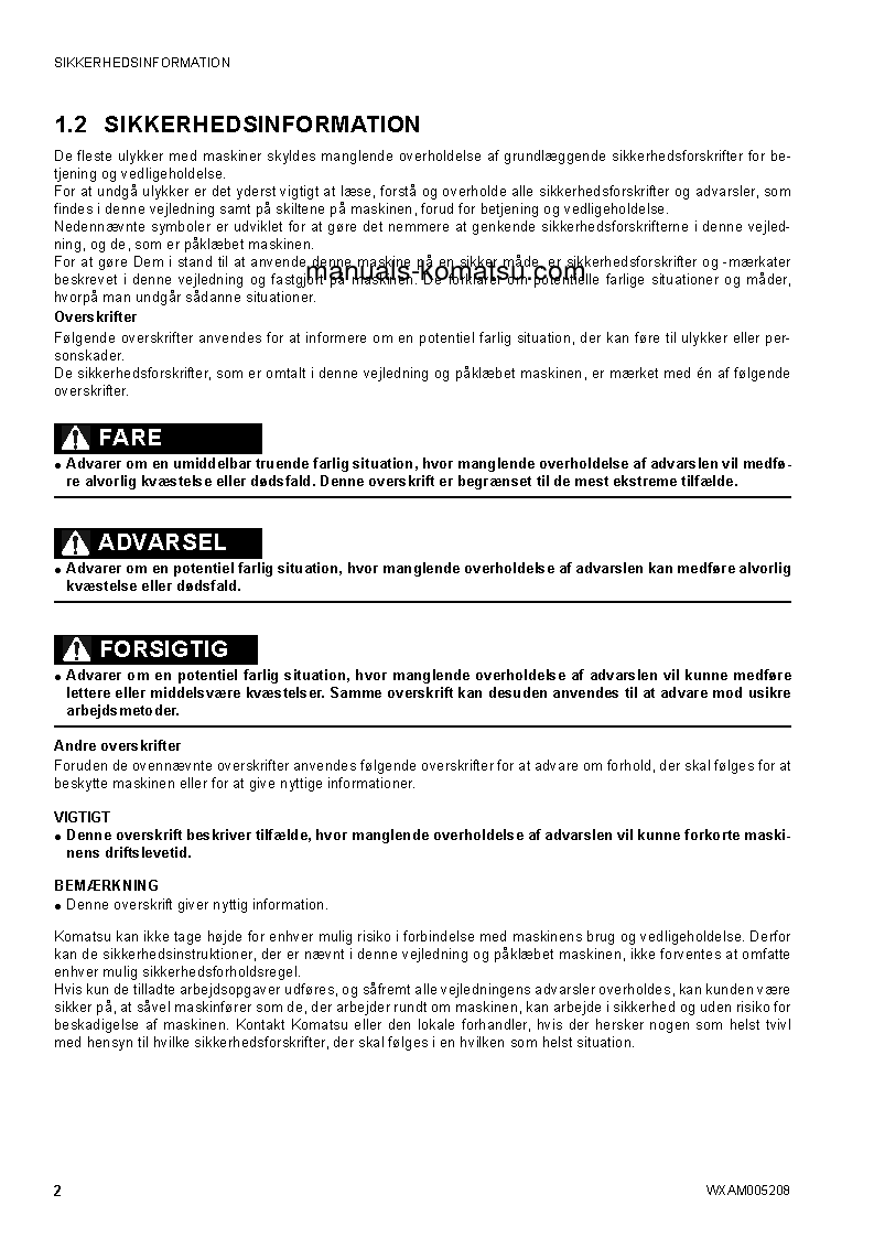 Protected: SK1020-5(ITA)-TURBO S/N 37CTF00655-UP Operation manual (Danish)