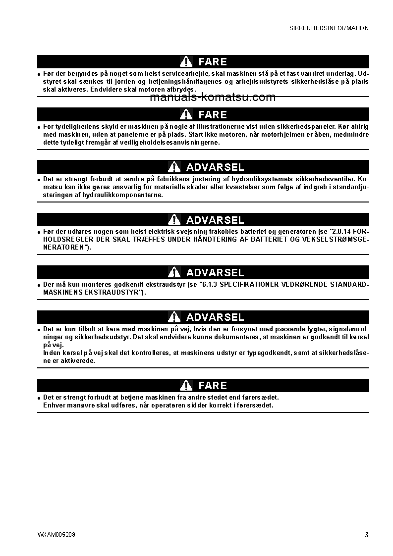 Protected: SK1020-5(ITA)-TURBO S/N 37CTF00655-UP Operation manual (Danish)