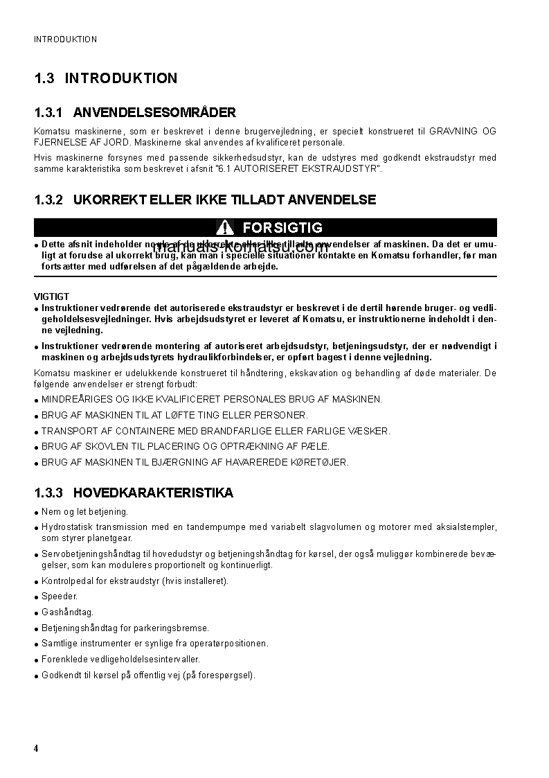 Protected: CK20-1(ITA) S/N F00003-F00270 Operation manual (Danish)