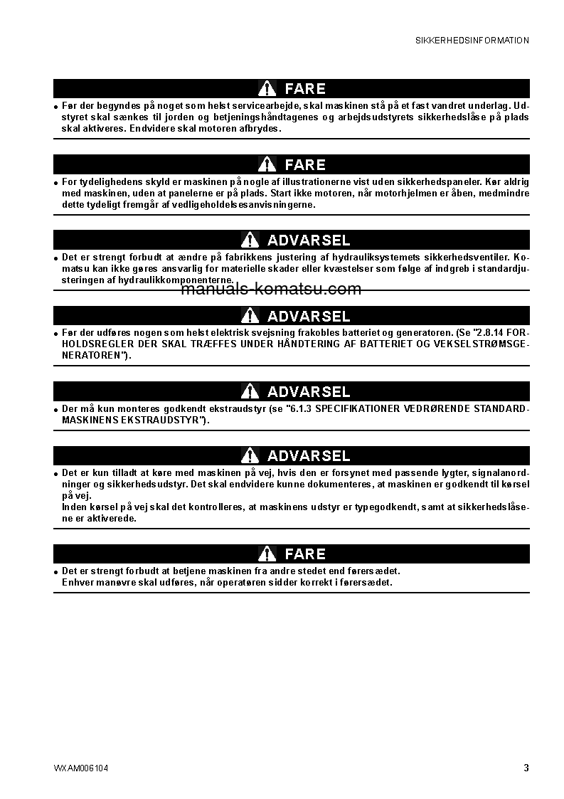 Protected: CK20-1(ITA) S/N F00271-UP Operation manual (Danish)