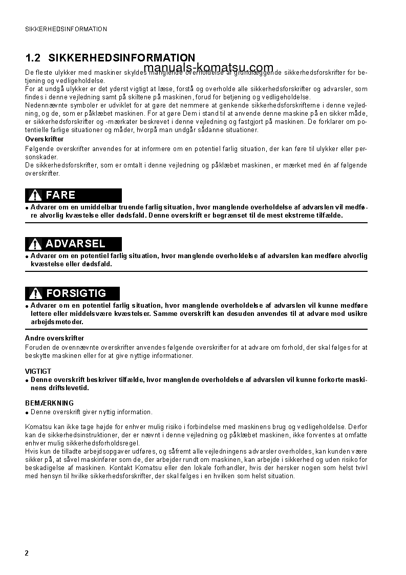 Protected: CK30-1(ITA) S/N F00003-F00187 Operation manual (Danish)