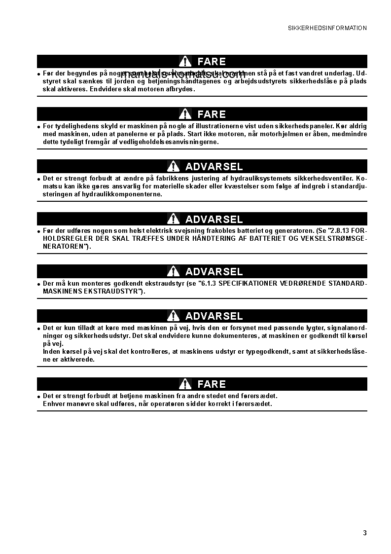 Protected: CK30-1(ITA) S/N F00003-F00187 Operation manual (Danish)