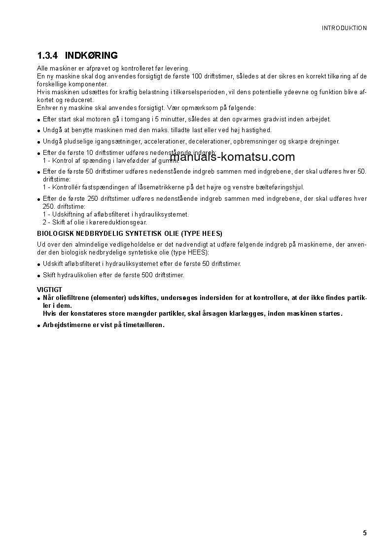 Protected: CK30-1(ITA) S/N F00003-F00187 Operation manual (Danish)