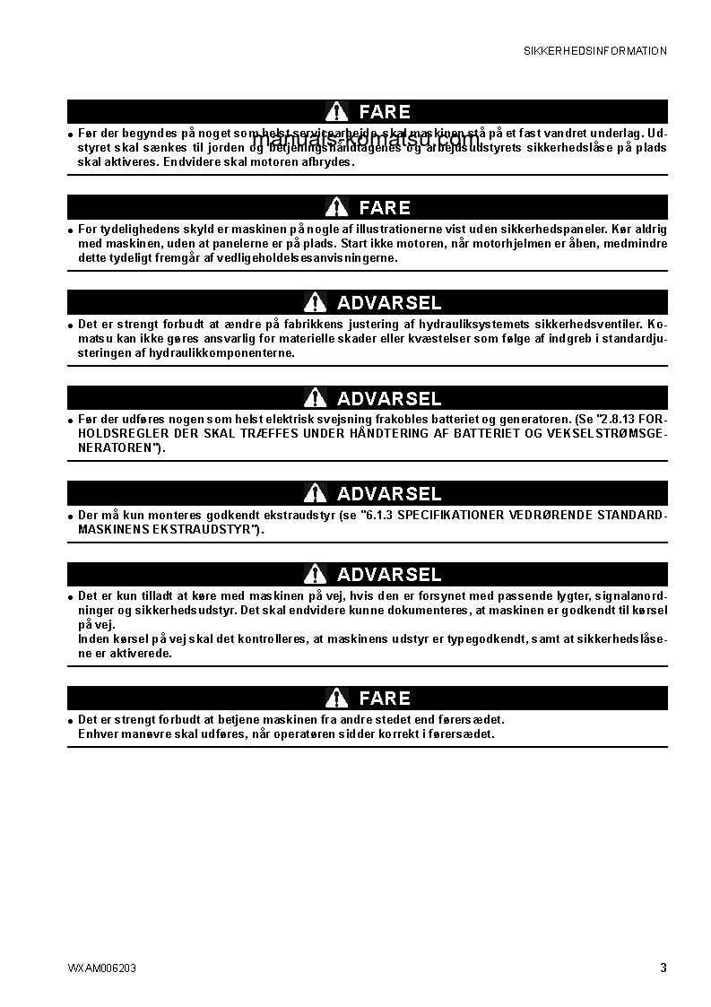 Protected: CK30-1(ITA) S/N F00188-F00197 Operation manual (Danish)