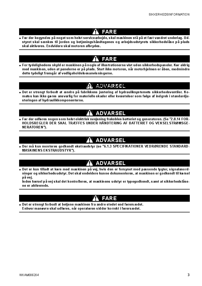 Protected: CK30-1(ITA) S/N F00198-UP Operation manual (Danish)