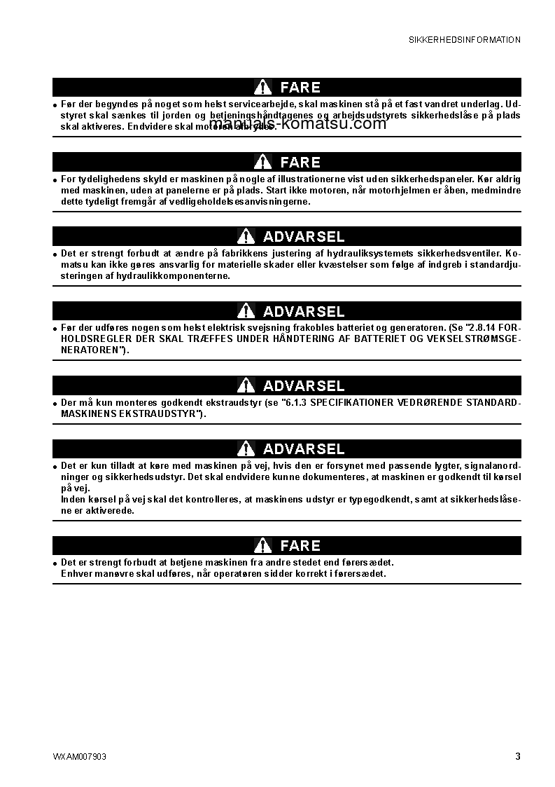 Protected: CK25-1(ITA) S/N F00071-UP Operation manual (Danish)