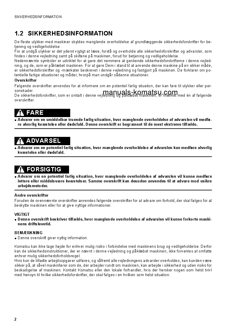 Protected: CK35-1(ITA) S/N F00003-F00054 Operation manual (Danish)
