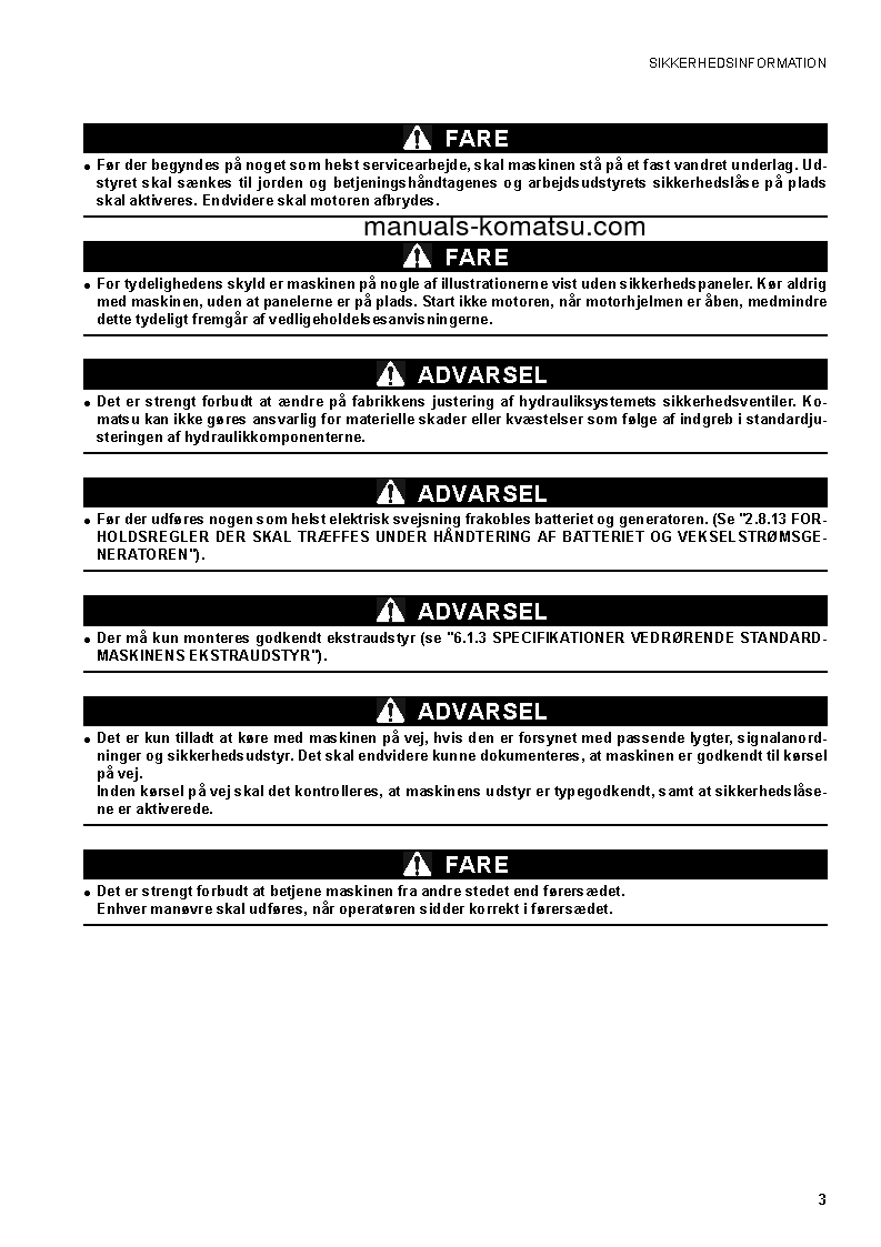 Protected: CK35-1(ITA) S/N F00003-F00054 Operation manual (Danish)