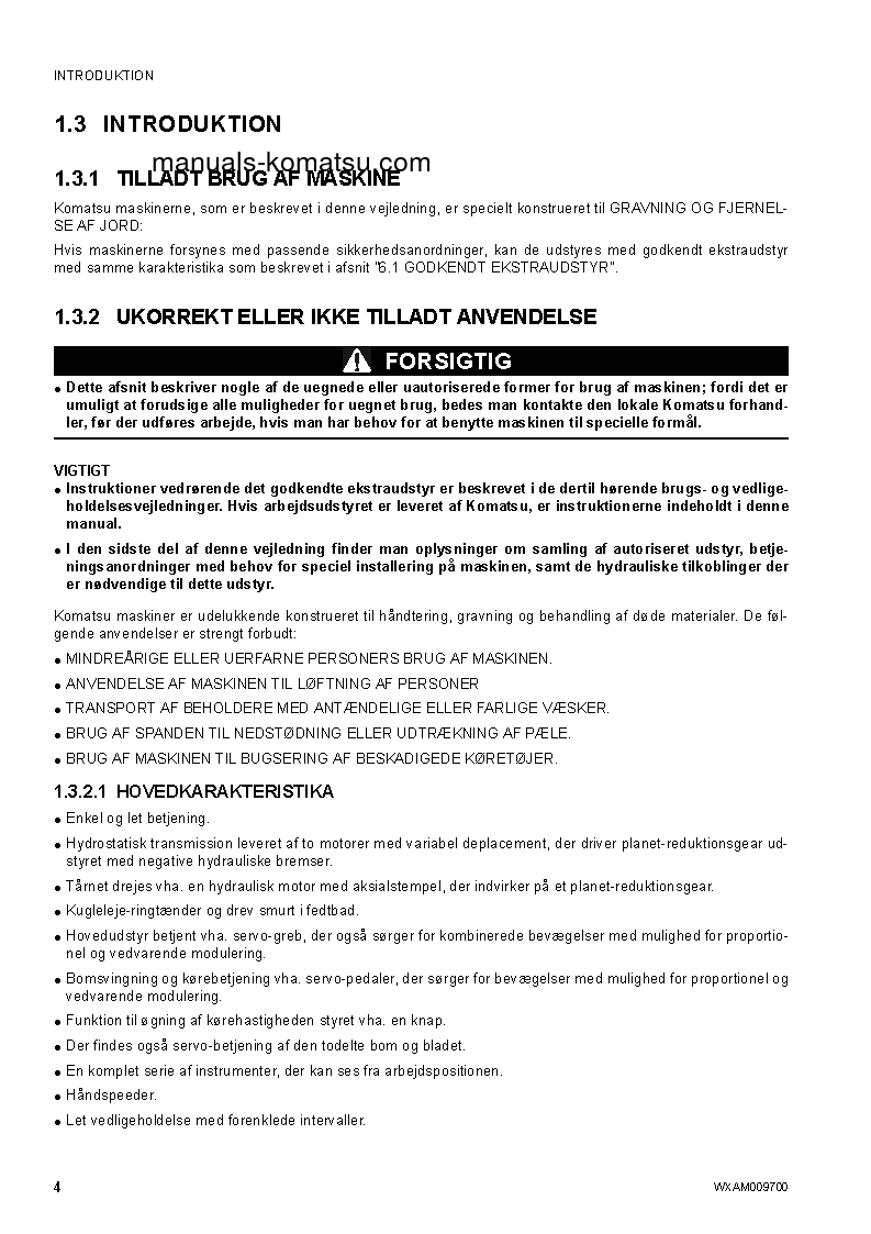 Protected: PC80MR-3(ITA) S/N F00003-UP Operation manual (Danish)