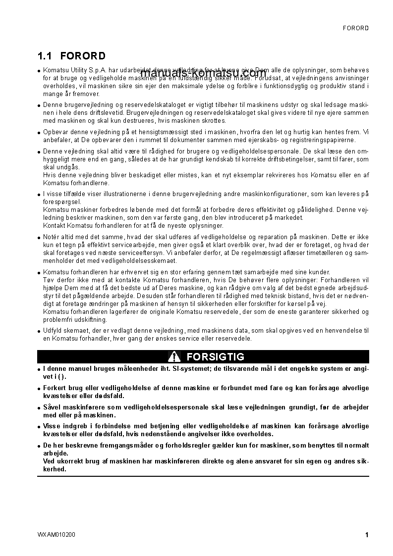 Protected: SK510-5(ITA) S/N F00936-UP Operation manual (Danish)