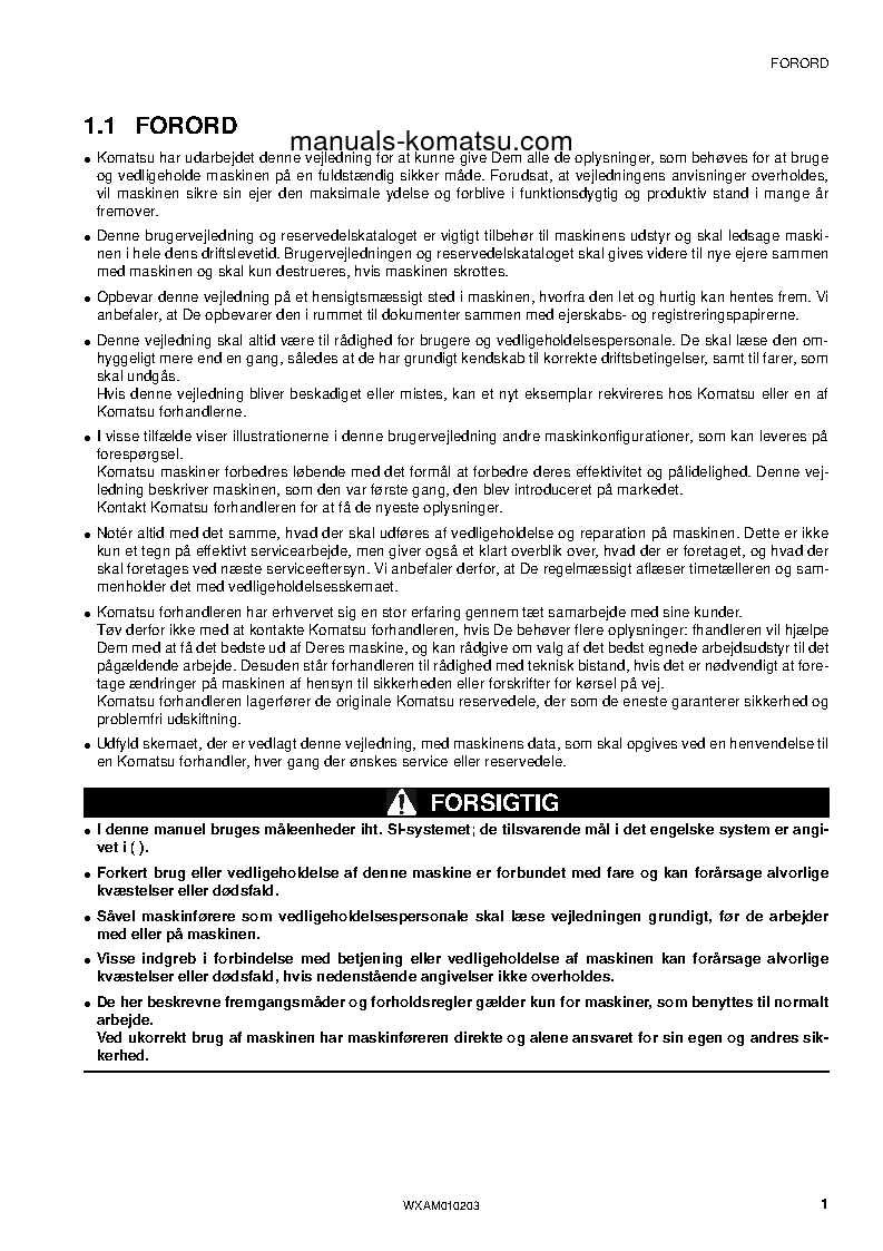 Protected: SK510-5(ITA) S/N F01050-UP Operation manual (Danish)