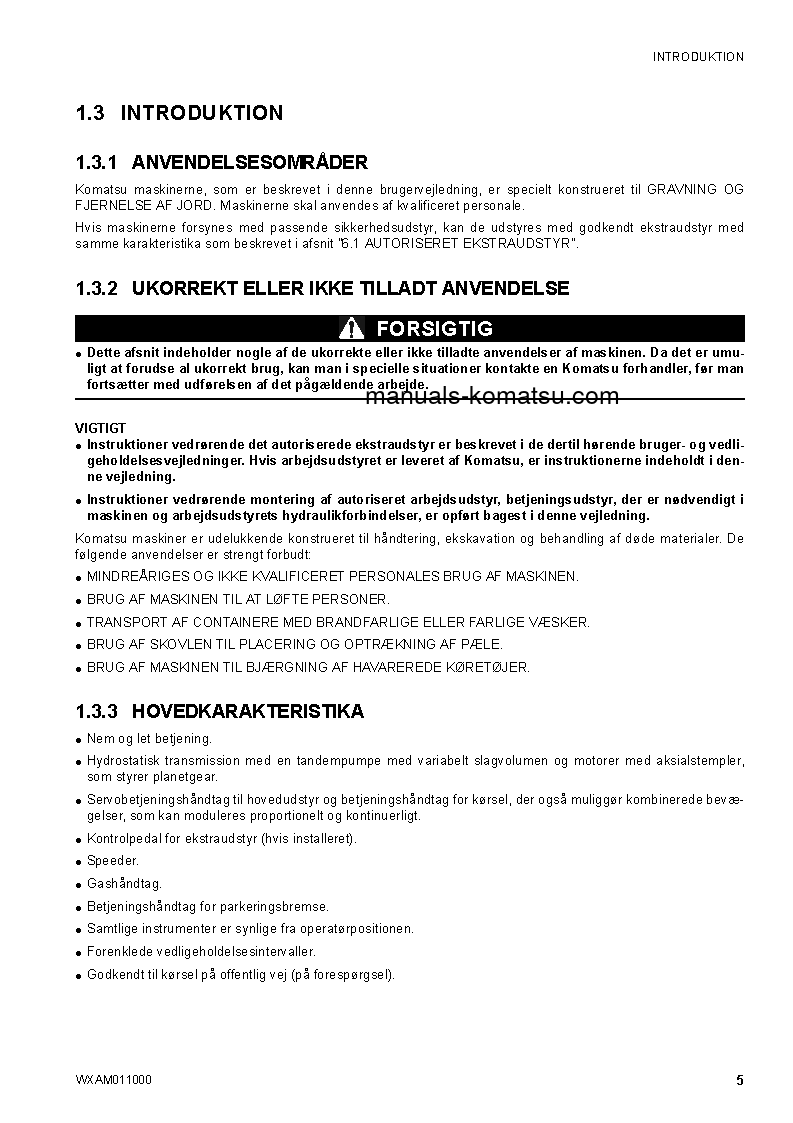 Protected: CK20-1(ITA) S/N F00277-UP Operation manual (Danish)