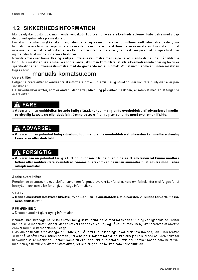 Protected: CK35-1(ITA) S/N F00106-UP Operation manual (Danish)