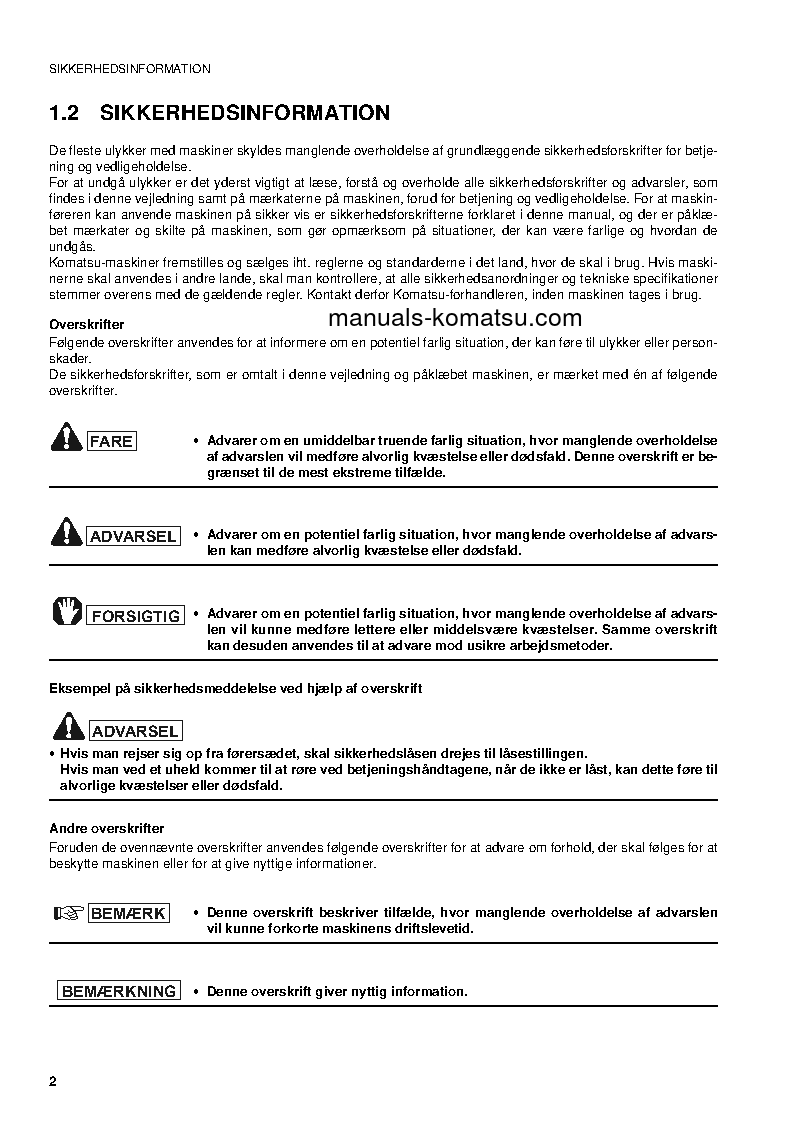 Protected: PC09-1(ITA) S/N 13959-UP Operation manual (Danish)