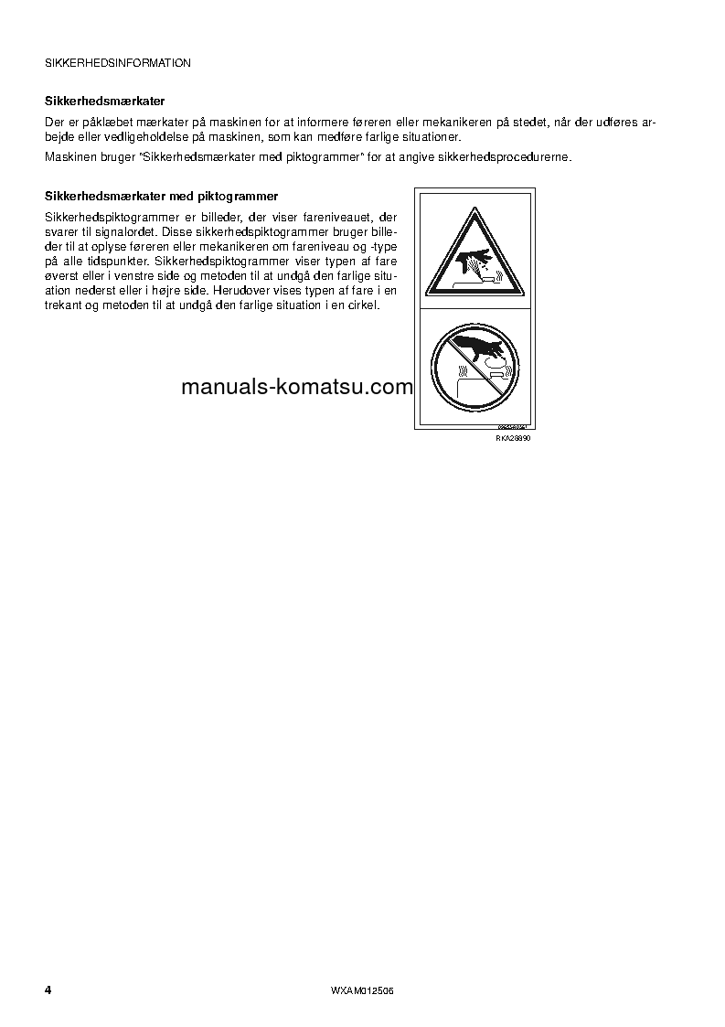 Protected: PC26MR-3(ITA) S/N F31560-UP Operation manual (Danish)