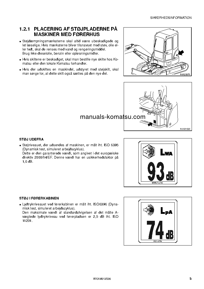 Protected: PC26MR-3(ITA) S/N F31560-UP Operation manual (Danish)