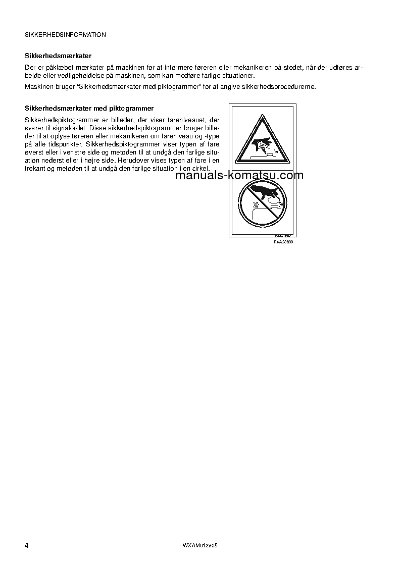 Protected: PC80MR-3(ITA) S/N F00270-UP Operation manual (Danish)