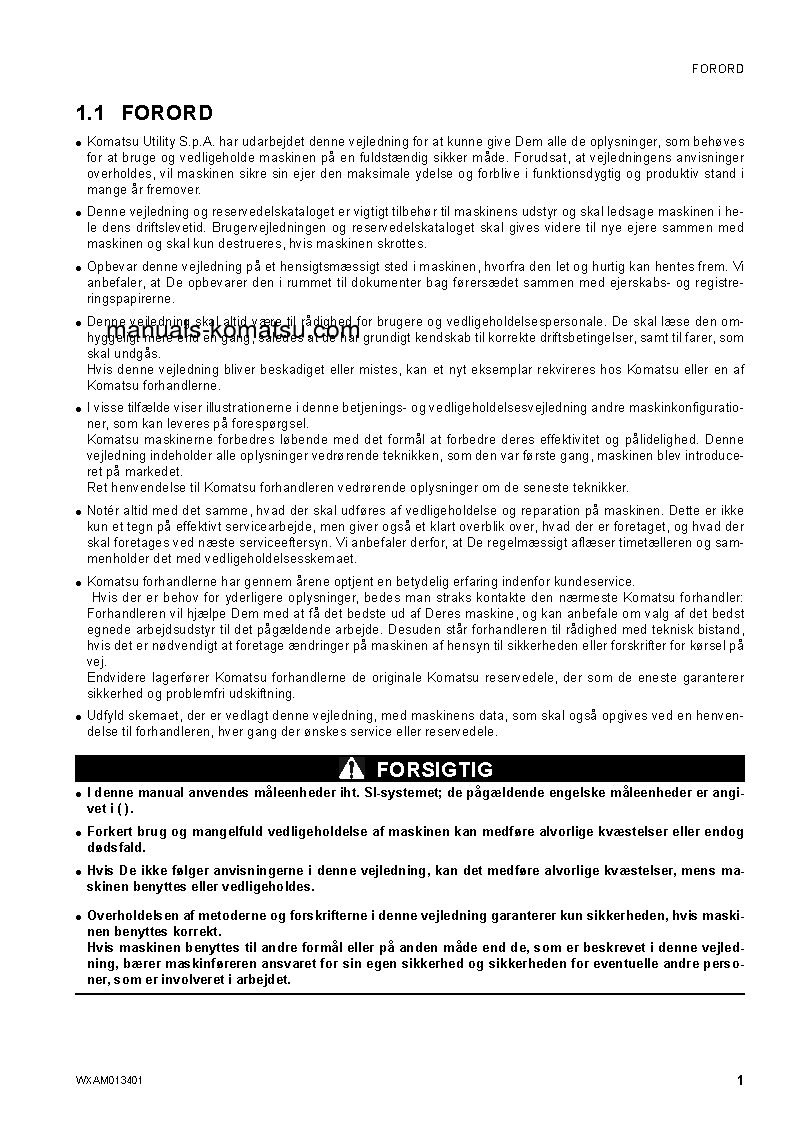 Protected: PC20MR-2(ITA) S/N F00447-UP Operation manual (Danish)