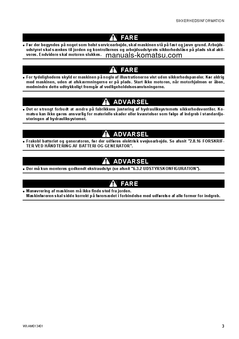Protected: PC20MR-2(ITA) S/N F00447-UP Operation manual (Danish)