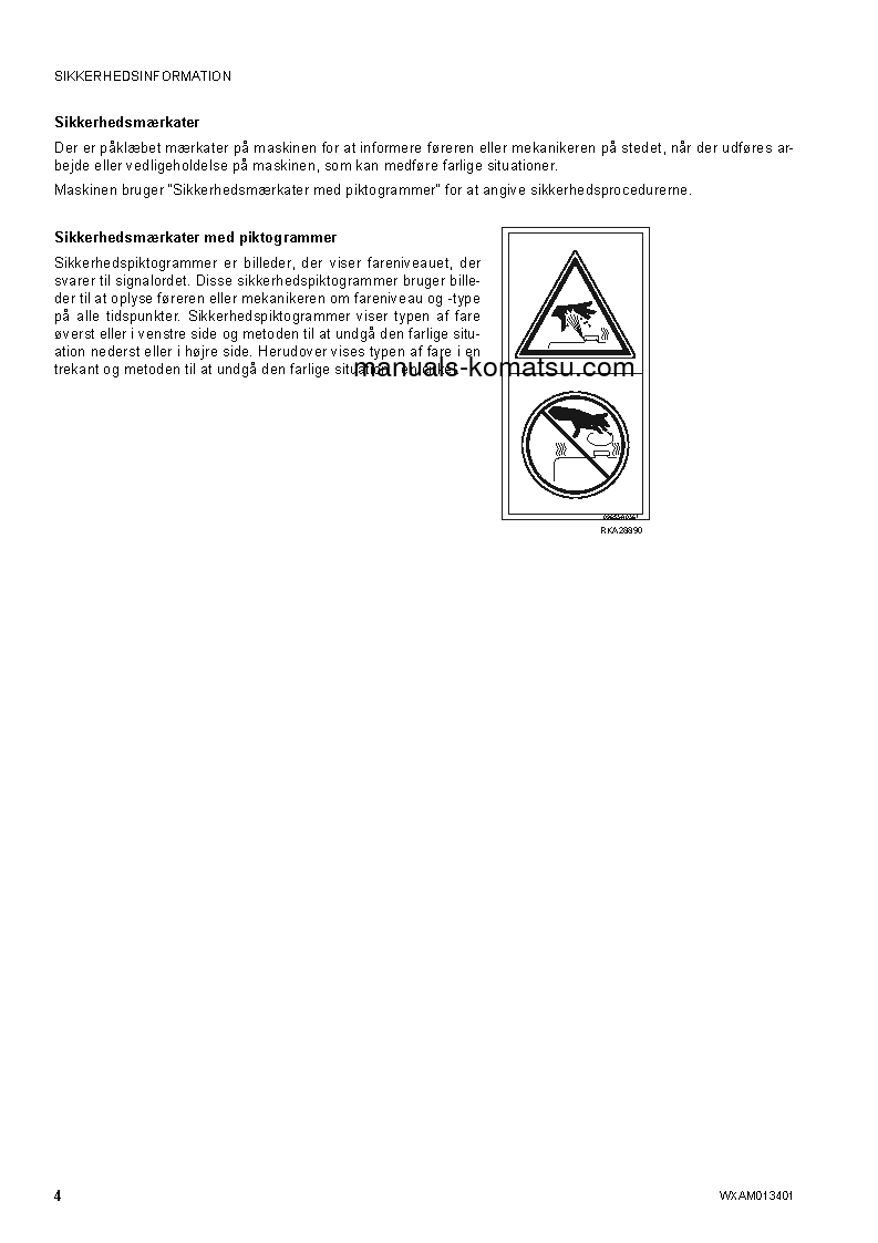 Protected: PC20MR-2(ITA) S/N F00447-UP Operation manual (Danish)