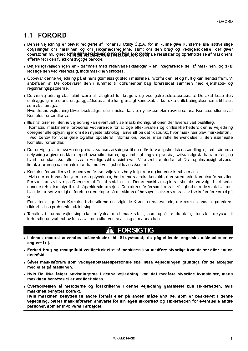 Protected: PC55MR-3(ITA) S/N F30561-UP Operation manual (Danish)