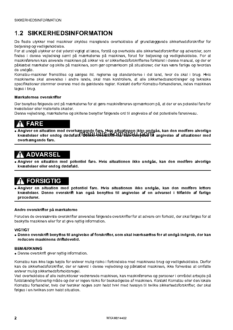 Protected: PC55MR-3(ITA) S/N F30561-UP Operation manual (Danish)