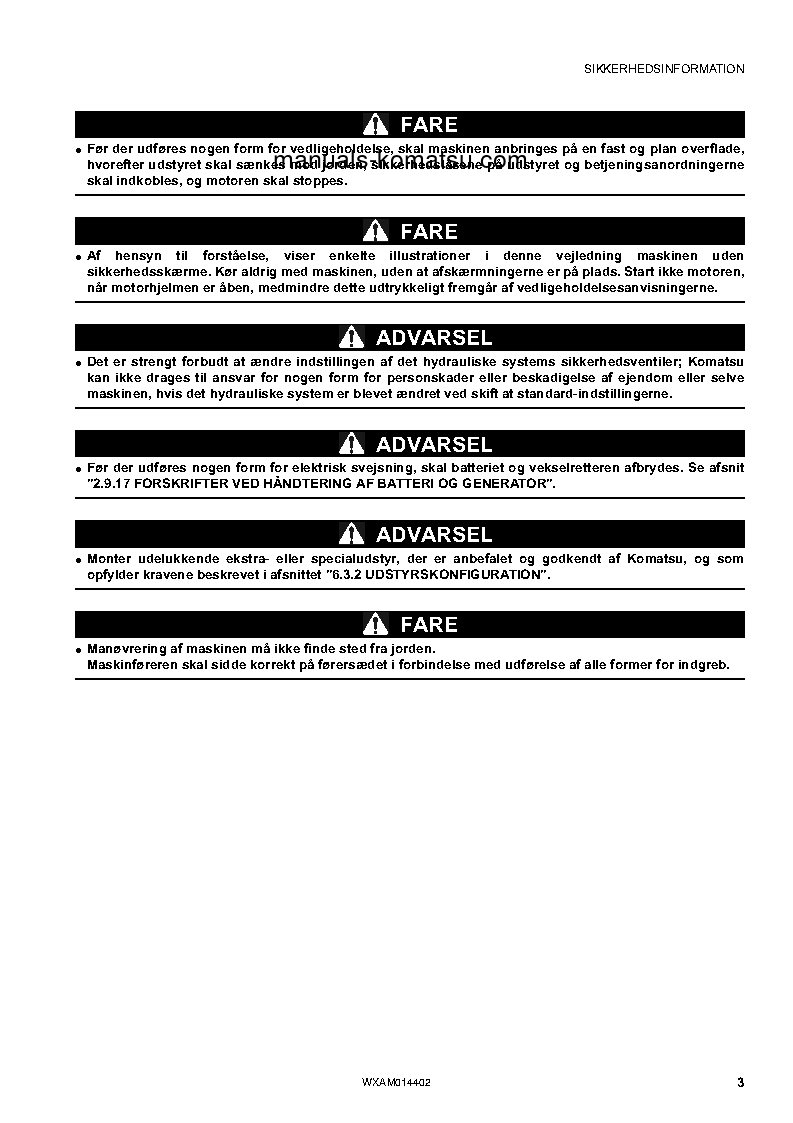 Protected: PC55MR-3(ITA) S/N F30561-UP Operation manual (Danish)