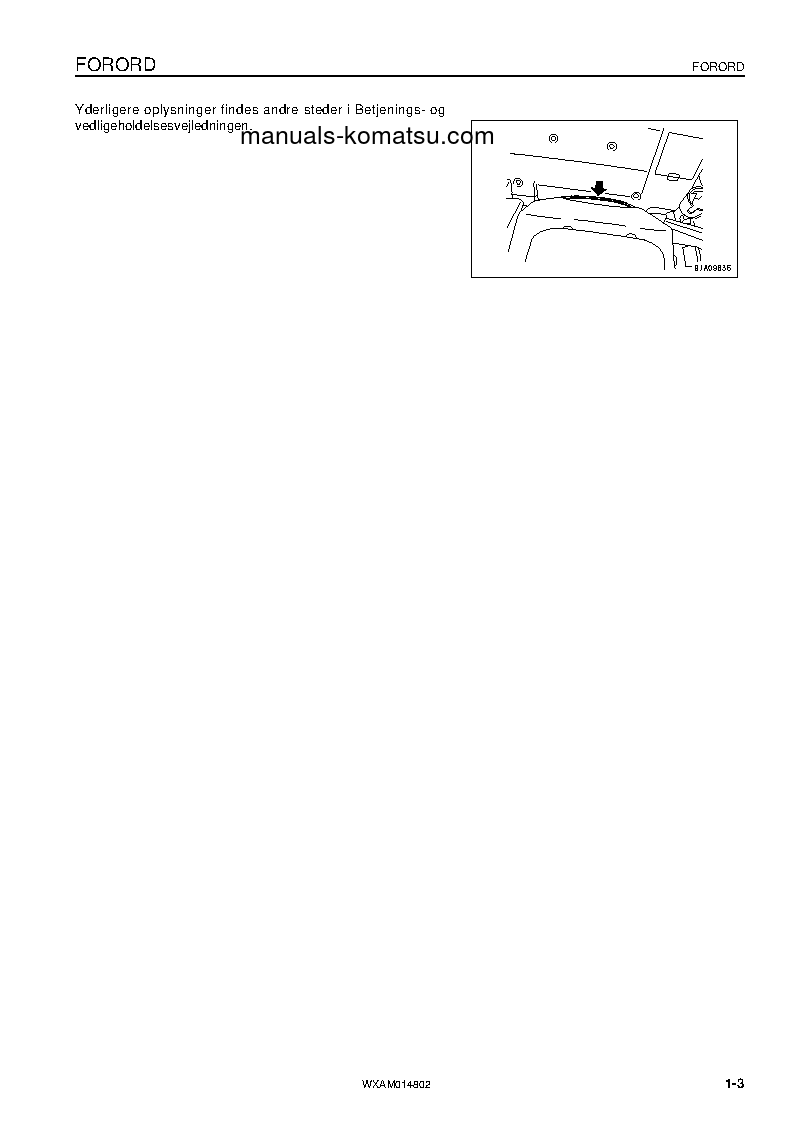 Protected: PC118MR-8(ITA) S/N F00183-UP Operation manual (Danish)