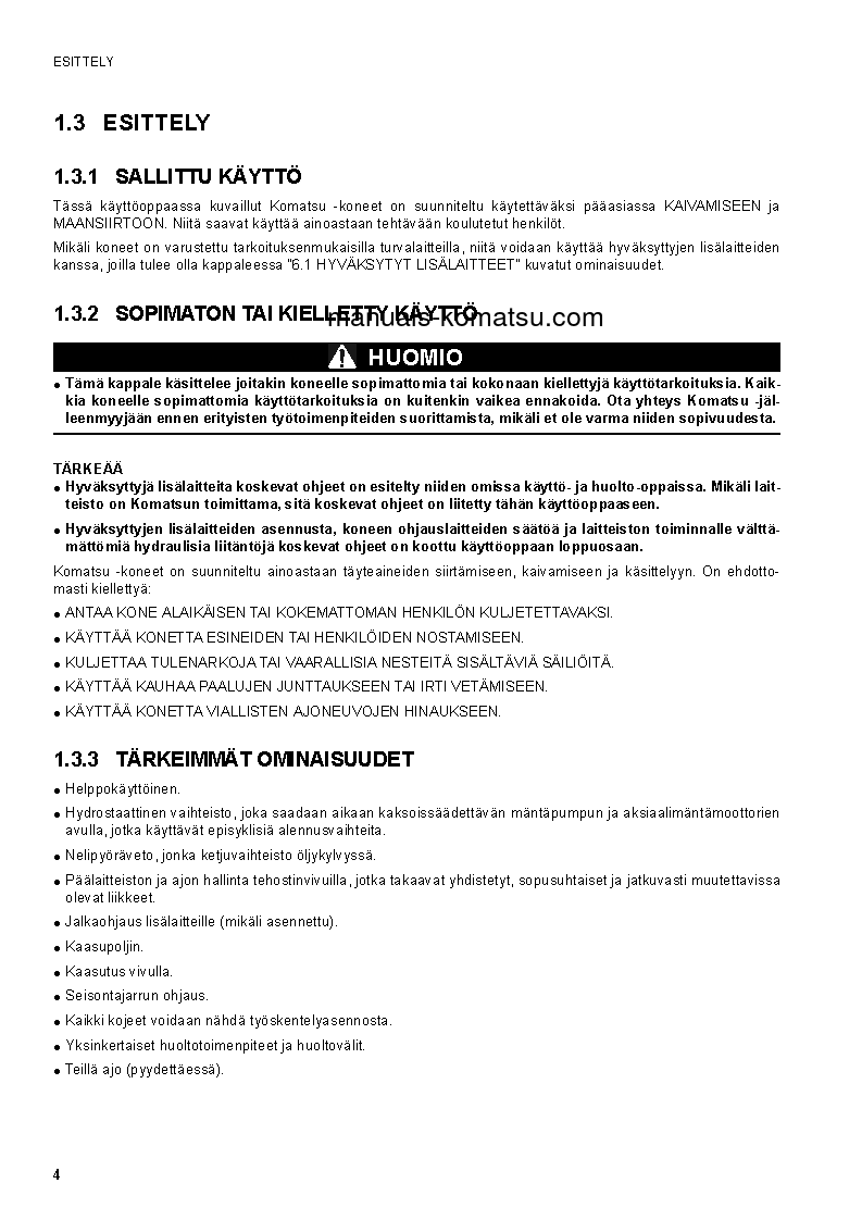 Protected: SK1020-5(ITA) S/N 37CF00126-37CF00137 Operation manual (Finnish)