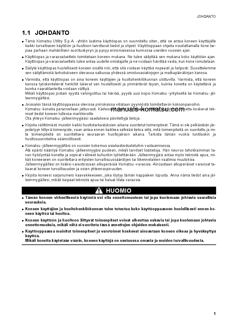 Protected: SK1020-5(ITA)-TURBO S/N 37CTF00432-37CTF00654 Operation manual (Finnish)