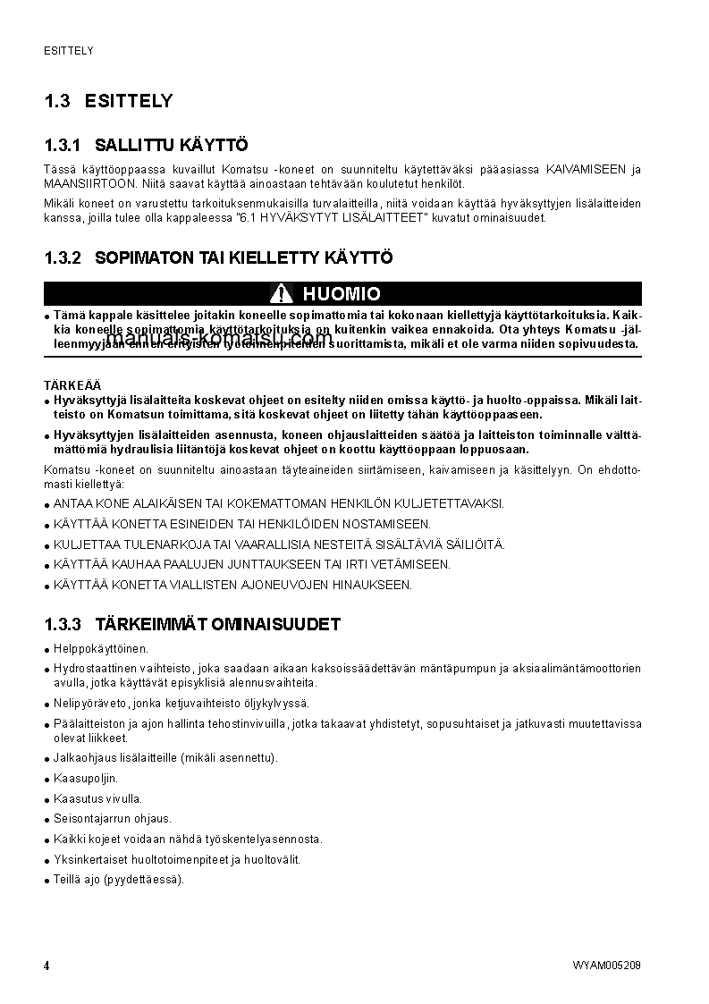 Protected: SK1020-5(ITA)-TURBO S/N 37CTF00655-UP Operation manual (Finnish)