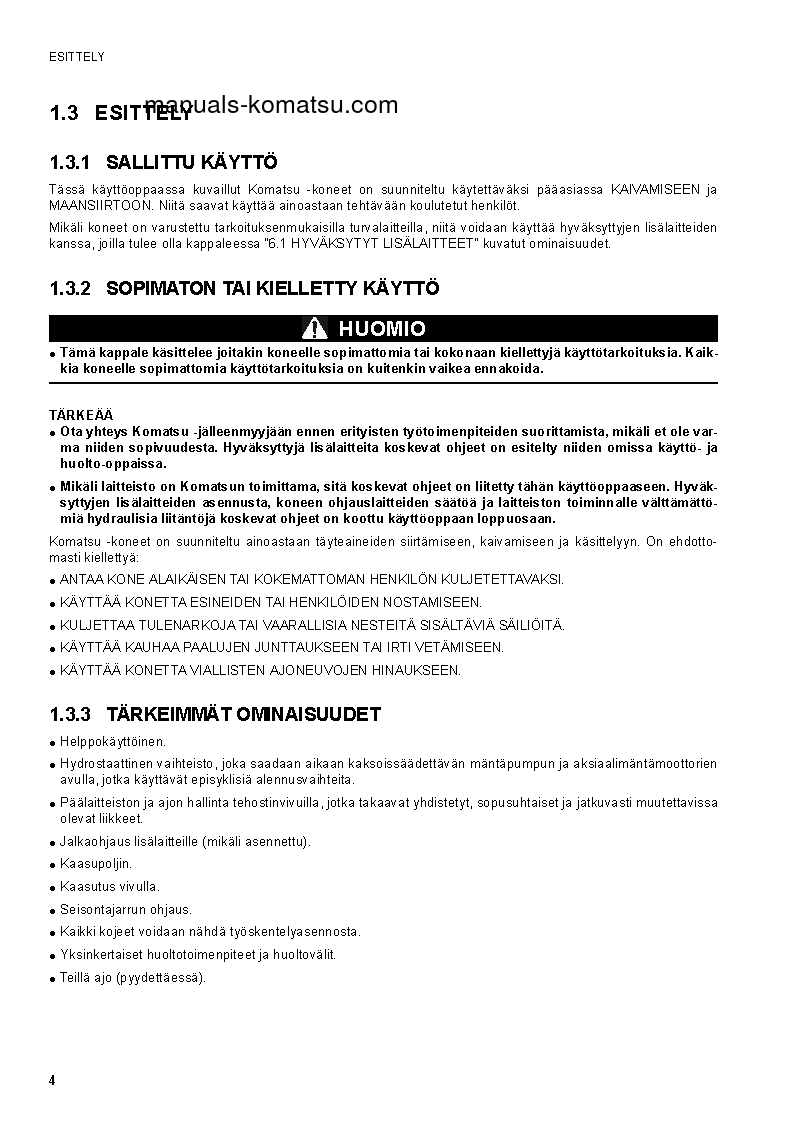 Protected: CK20-1(ITA) S/N F00003-F00270 Operation manual (Finnish)