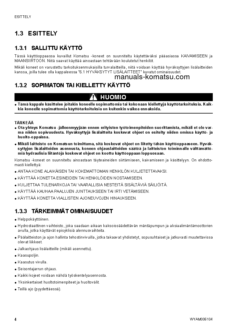 Protected: CK20-1(ITA) S/N F00271-UP Operation manual (Finnish)