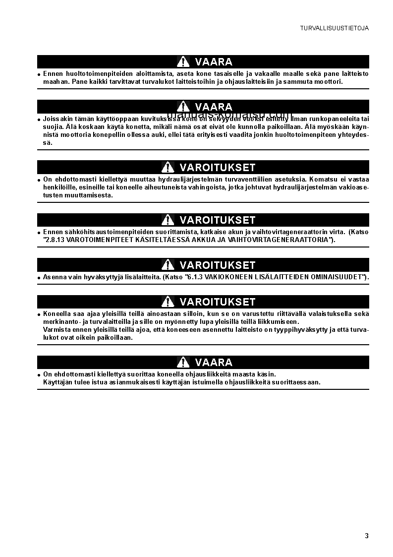 Protected: CK30-1(ITA) S/N F00003-F00187 Operation manual (Finnish)