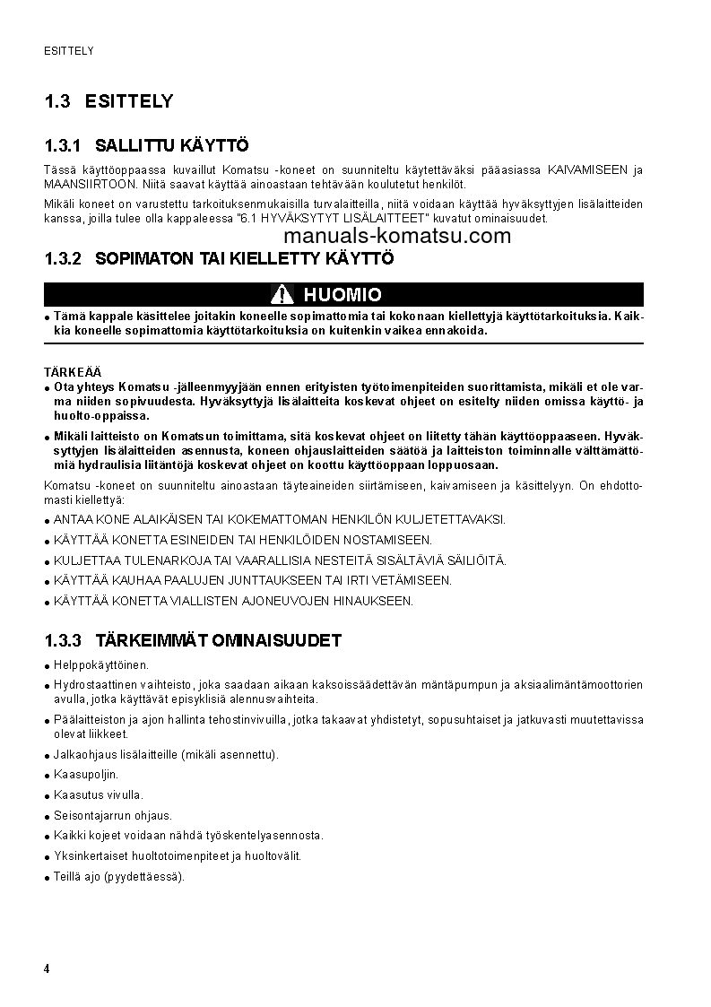 Protected: CK30-1(ITA) S/N F00003-F00187 Operation manual (Finnish)