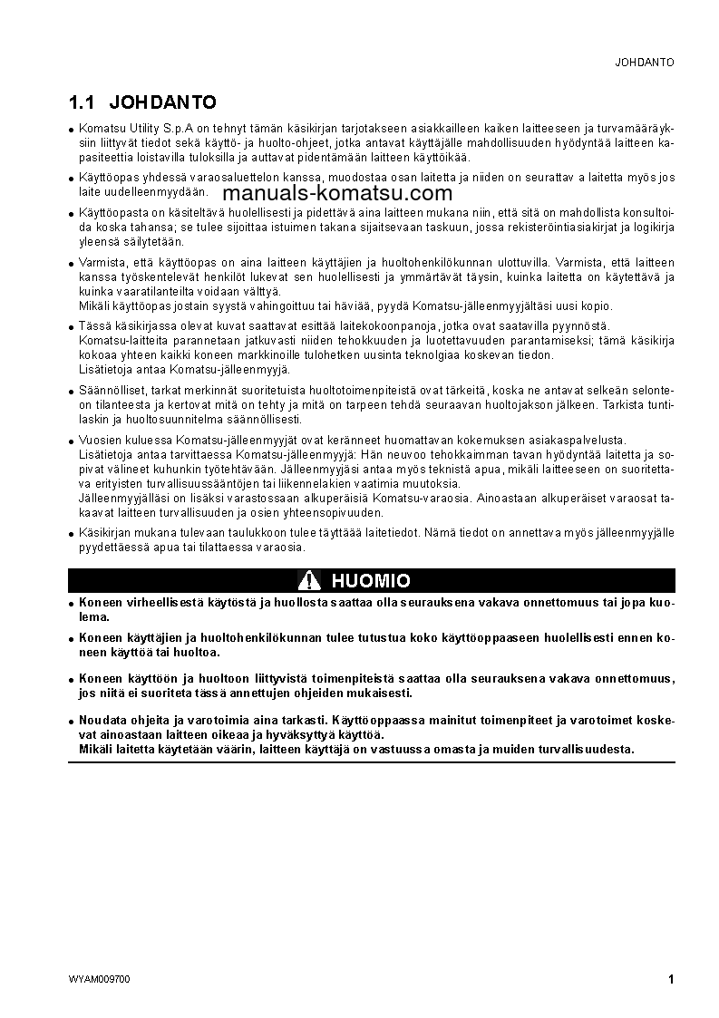 Protected: PC80MR-3(ITA) S/N F00003-UP Operation manual (Finnish)