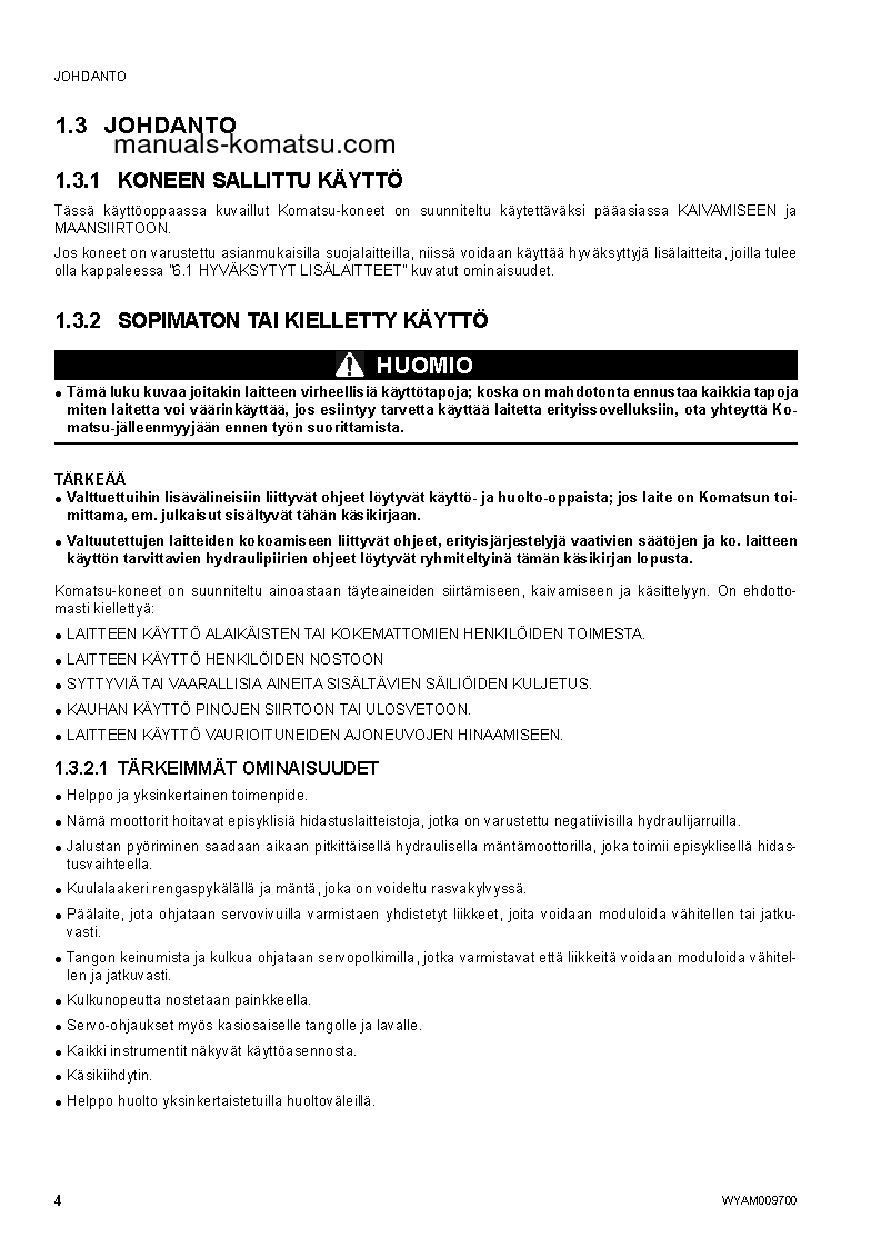 Protected: PC80MR-3(ITA) S/N F00003-UP Operation manual (Finnish)