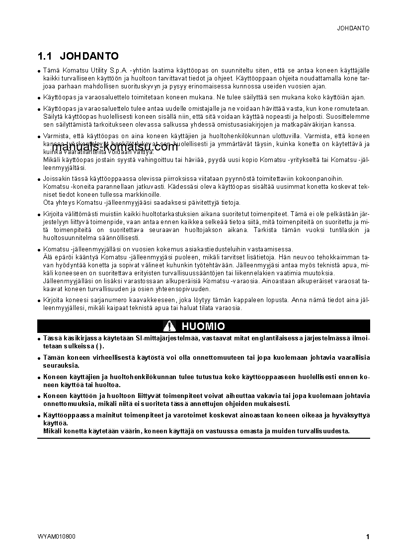 Protected: SK1020-5(ITA)-TURBO S/N F00678-UP Operation manual (Finnish)