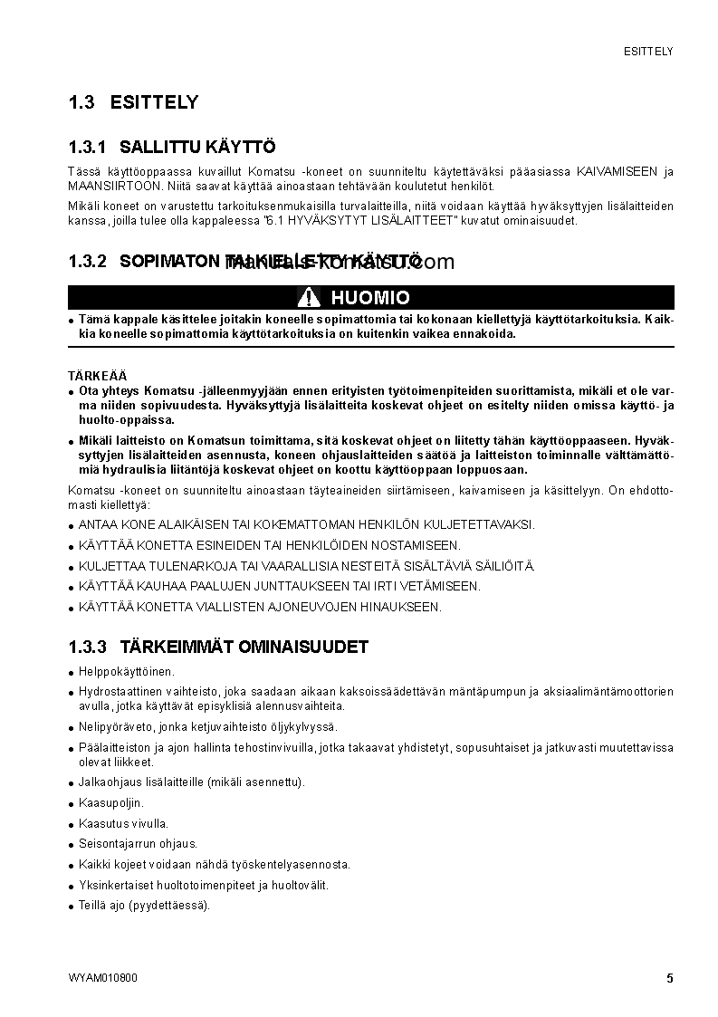 Protected: SK1020-5(ITA)-TURBO S/N F00678-UP Operation manual (Finnish)